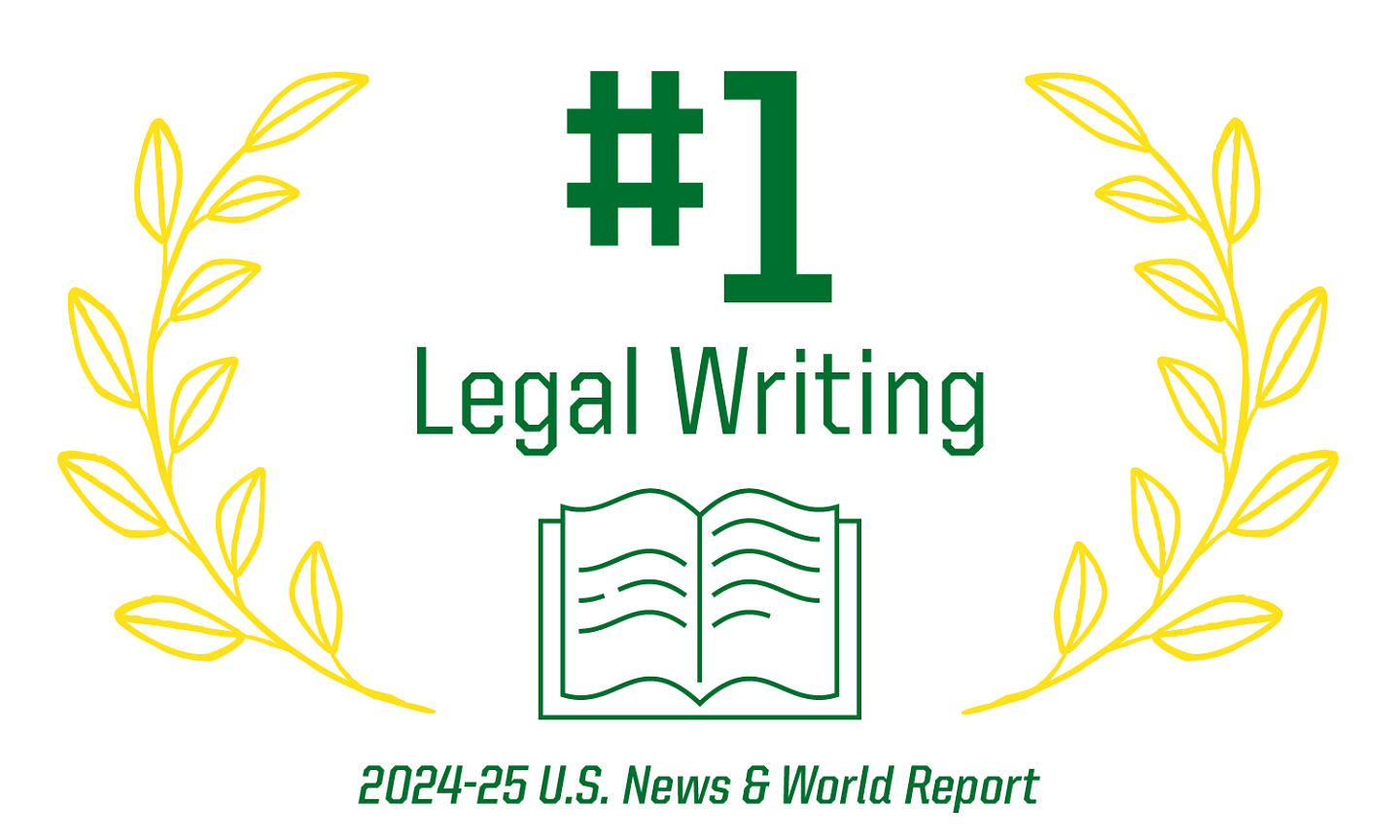 #1 Legal Writing. 2024-25 U.S. News and World Report.