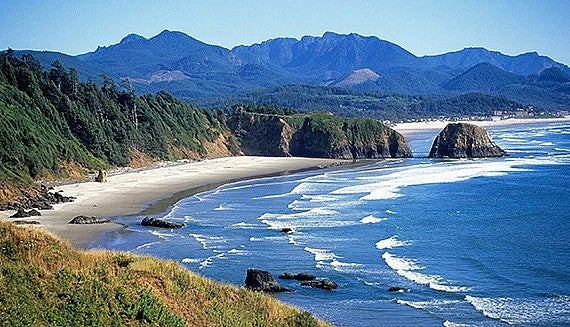 Oregon coast.