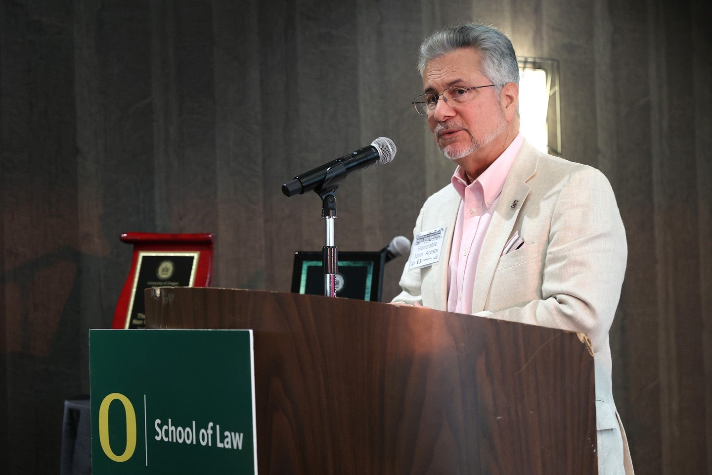 Judge John Acosta Speaking