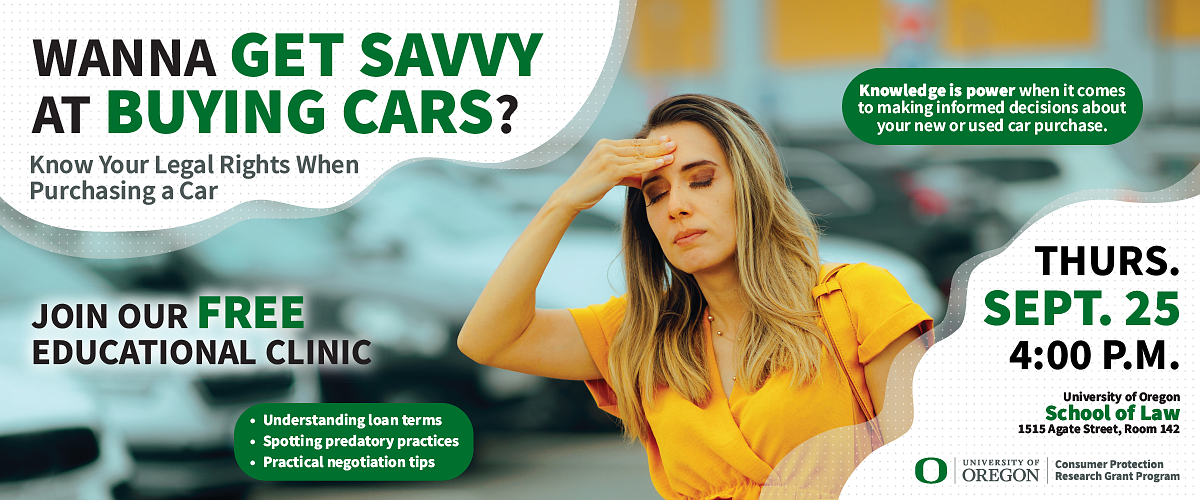 Free Educational Clinic on Car Buying