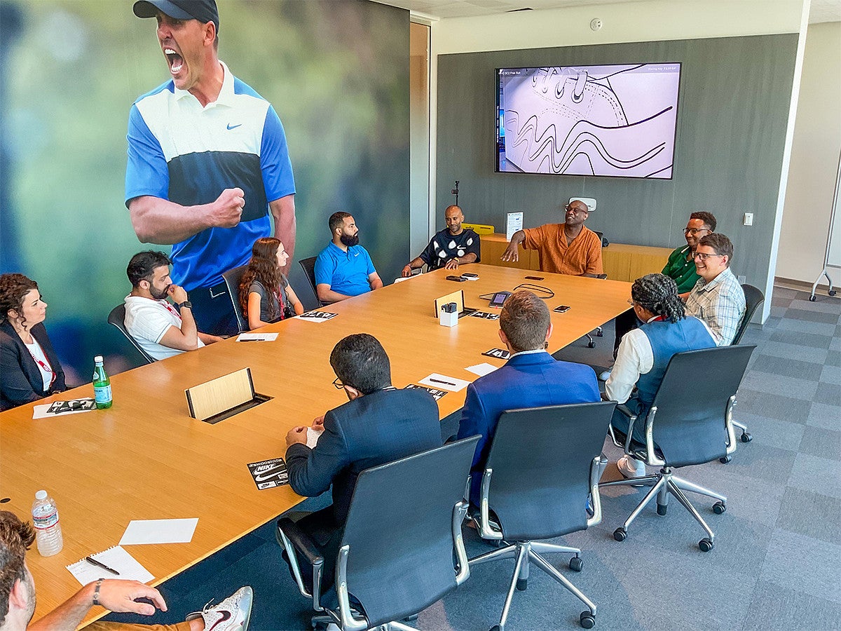 Oregon Law Students in the Nike Boardroom