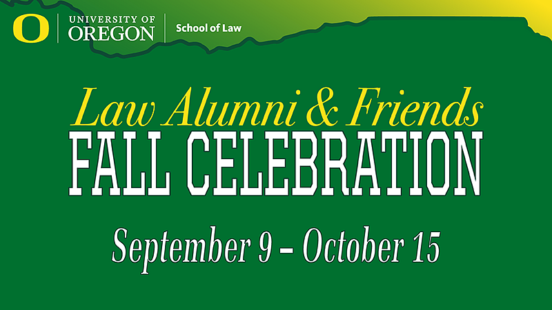 Alumni & Friends Fall Celebration Sept 9 - October 15