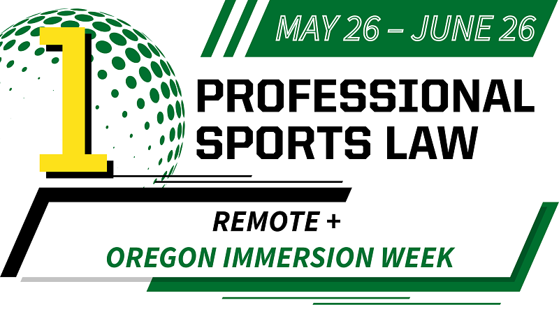 Professional Sports Law Course Graphic