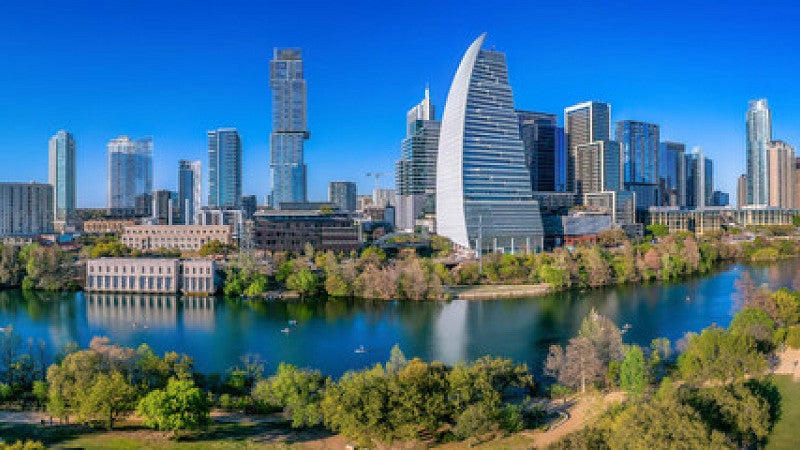 Austin Texas City Skyline