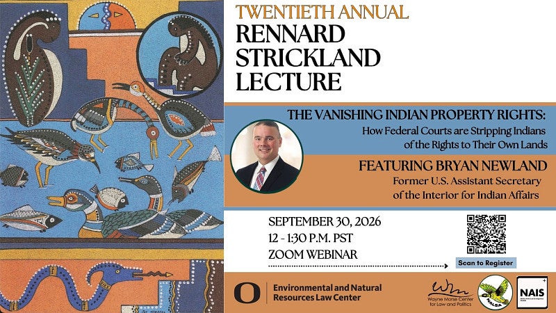 Rennard Strickland Lecture banner