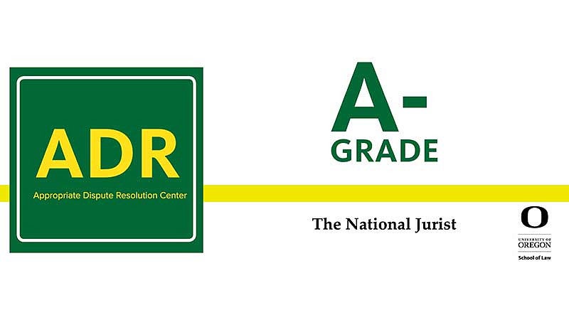 The Appropriate Dispute Resolution Center received an A- rating from The National Jurist