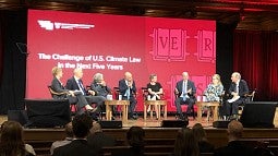 Panel discussion, "The Challenge of US Climate Law in the Next Five Years," at Harvard Climate Action Week