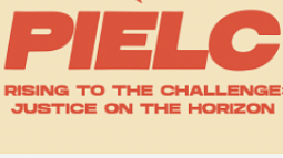 PIELC 2025 graphic -- Rising to the Challenge: Justice on the Horizon