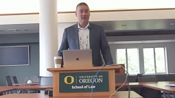 Bryan Newland presents the 20th annual Rennard Strickland Lecture
