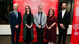 Michael Fakhri and colleagues at La Trobe Law School