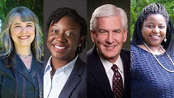 The four new law faculty members