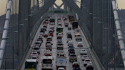 traffic on NY bridge