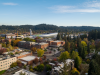 An aerial view of the University of Oregon campus.