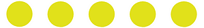 5 yellow dots to divide content
