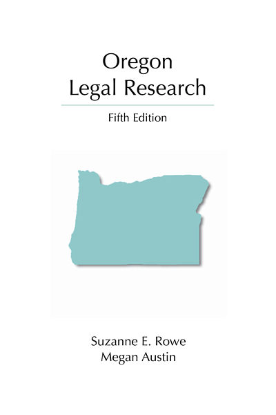 cover of Oregon Legal Research Fifth Edition