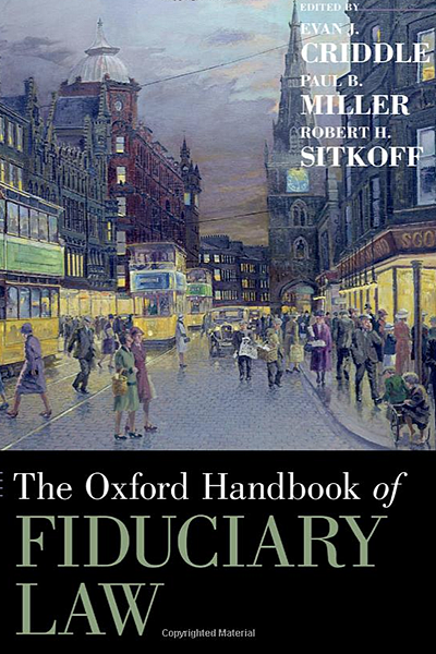 Book Cover "Oxford Handbook of Fiduciary Law"