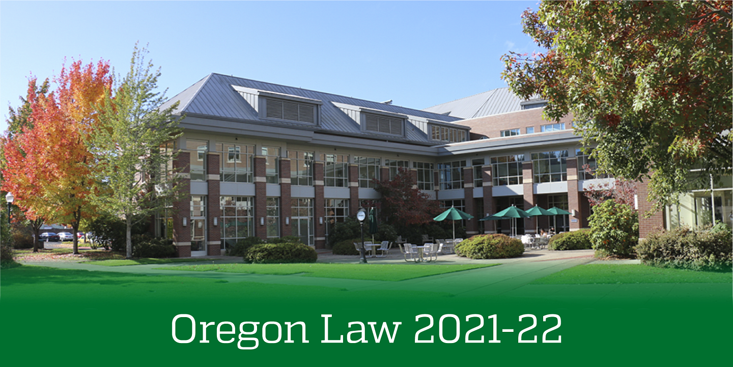 Oregon Law 2021-22