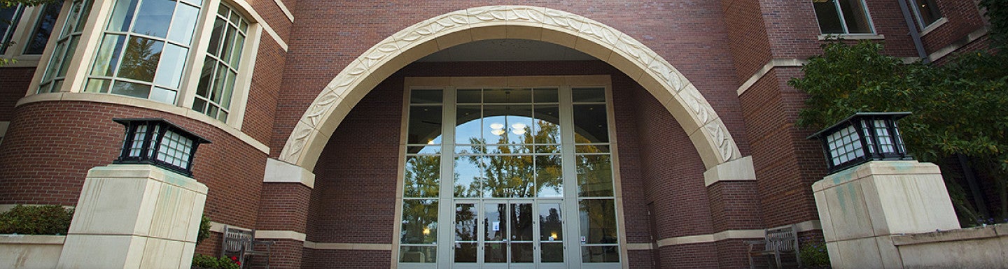 Oregon Law front entrance archway