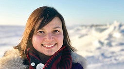 Alumna Sigvanna Meghan Topkok in Nome, Alaska