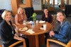 Group enjoying lunch in the Commons